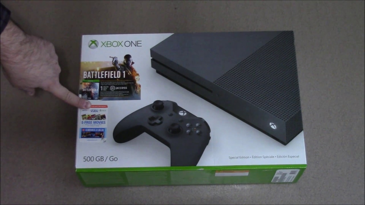 Unboxing: Xbox One S 500GB Battlefield 1 Edition