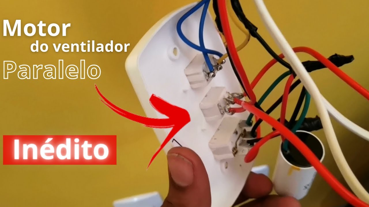 VENTILADOR EM PARALELO - Como ligar o motor do ventilador em paralelo com outro interruptor