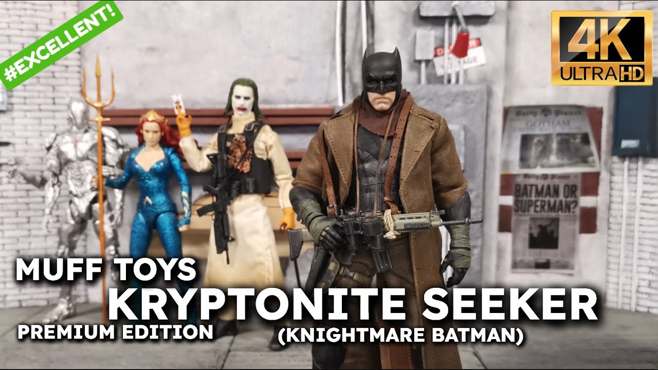 Muff toys Kryptonite Seeker (Knightmare Batman) Premium ed. 1/12 action figure Unboxing & REVIEW #dc