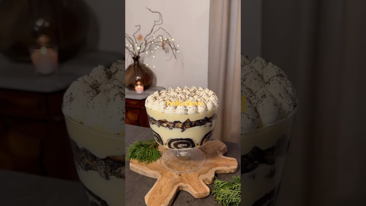 Trifle Bowl Recipe By Yum Foodella ✨