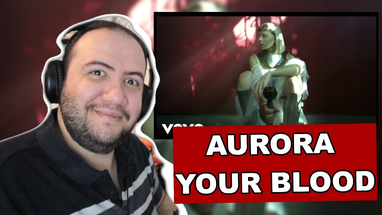 AURORA - Your Blood (Visualiser) | TEACHER PAUL REACTS