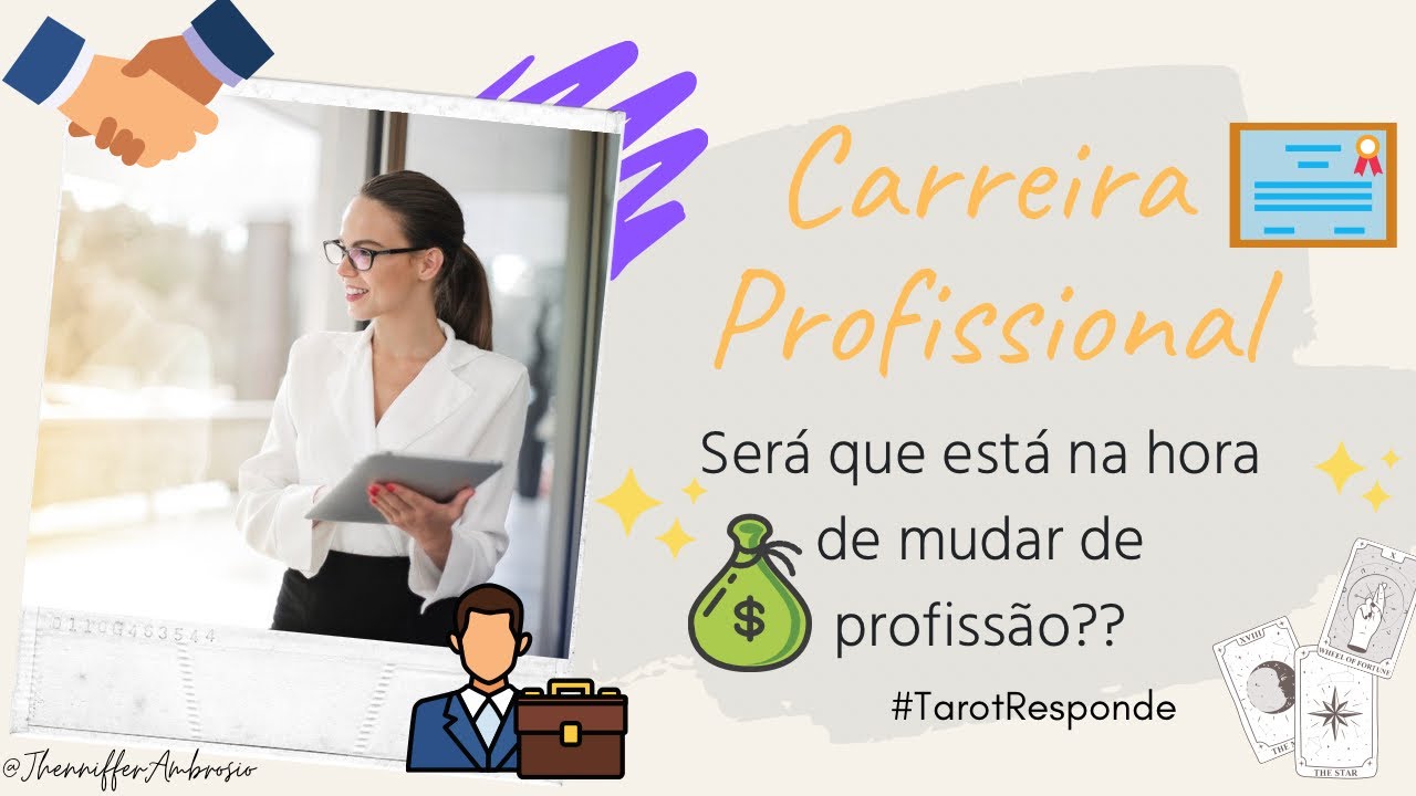 Carreira Profissional. Será que está na hora de mudar de profissão? Tarô responde! Trabalho!! Vem!