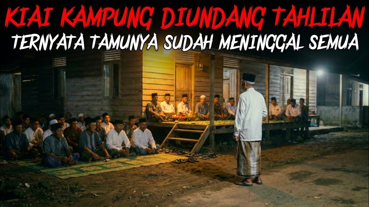 KIAI KAMPUNH DIUNDANG TAHLILAN DI RUMAH GAIB TERNYATA SEMUA TAMUNYA SUDAH MENINGGAL KORBAN TSUNAMI