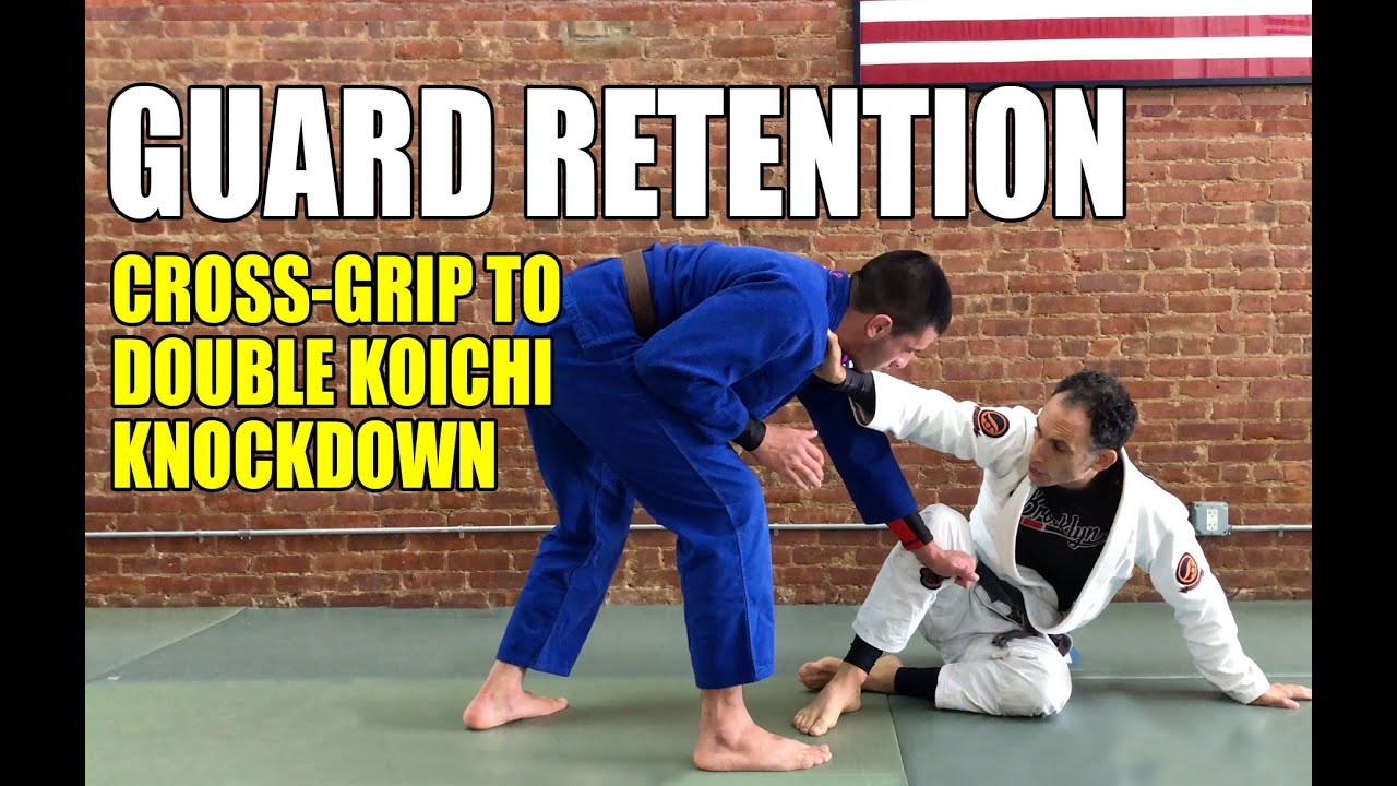 Guard Retention (BJJ): Using a Cross-Grip for Distance and a Quick Knockdown (PART ONE)