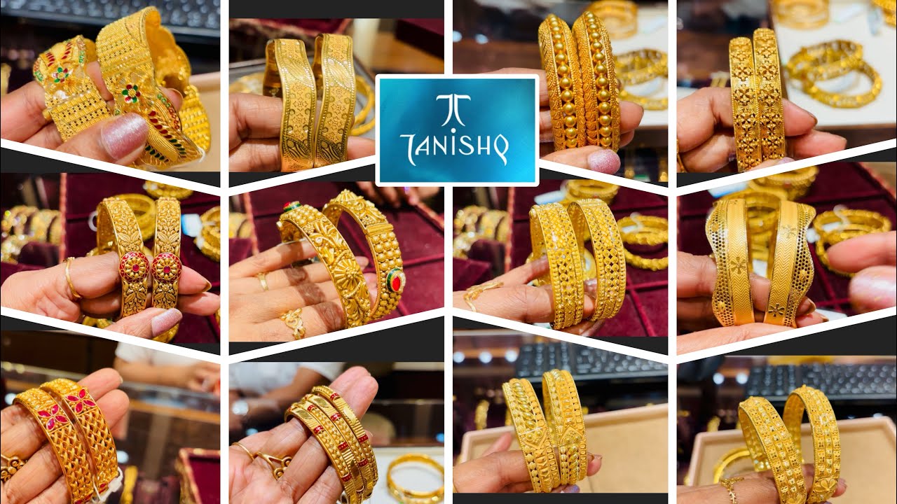 #2026 Trendy & stylish 💖 gold bangle collections from Tanishq with price | Tanishq Party wear bangle
