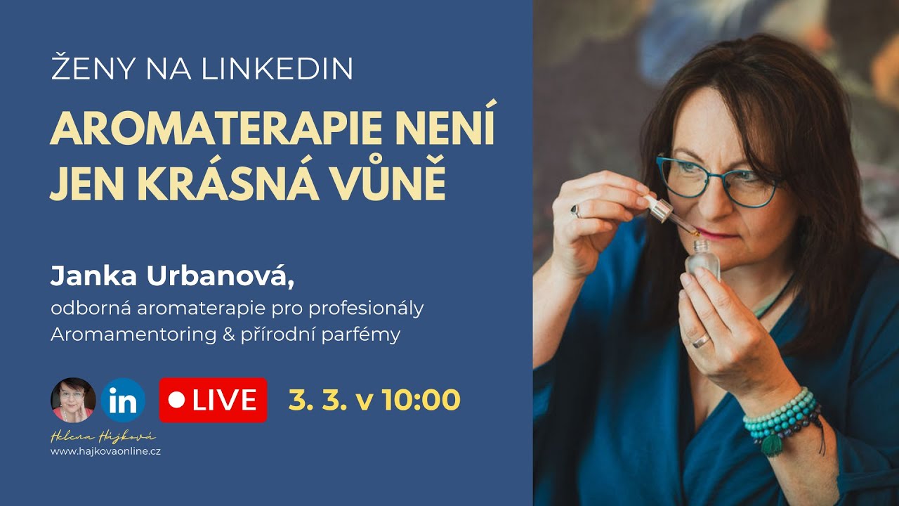 Vůně jako nástroj péče: aromaterapie v praxi | rozhovor s Jankou Urbanovou