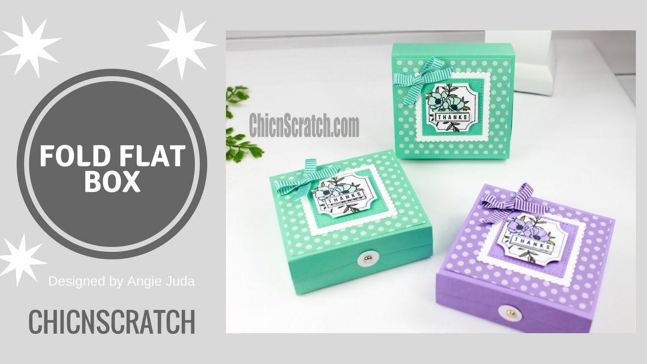 Fold Flat Box with a Chic Stand