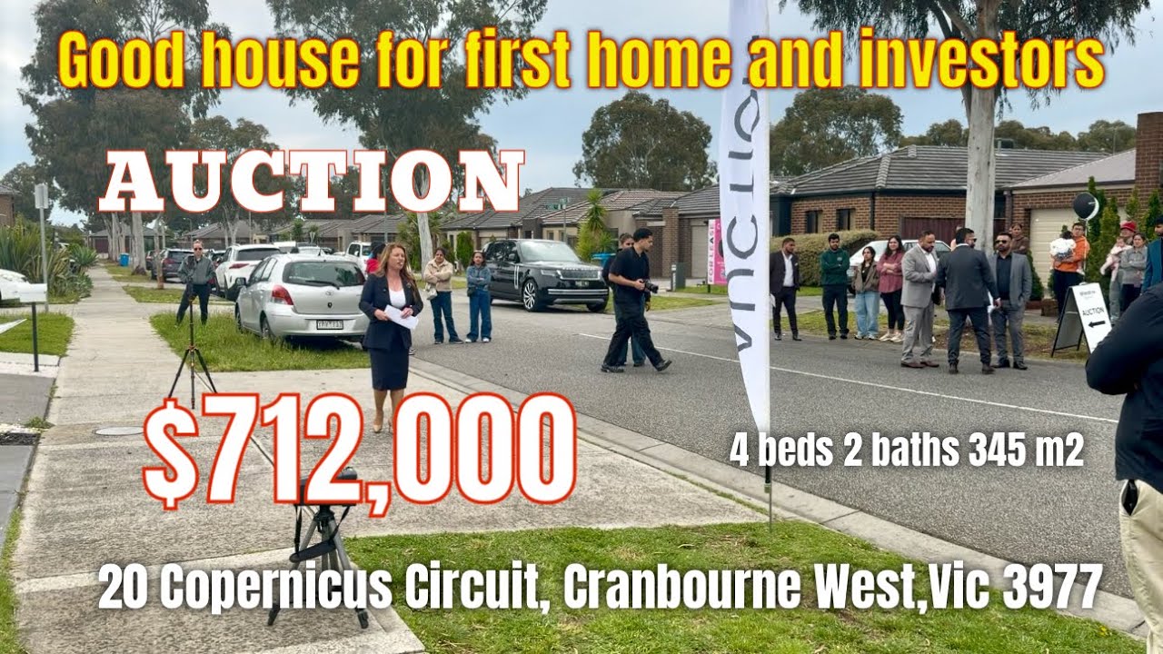 #176. Good house for first home and investors. Auction in Cranbourne West Melbourne Australia