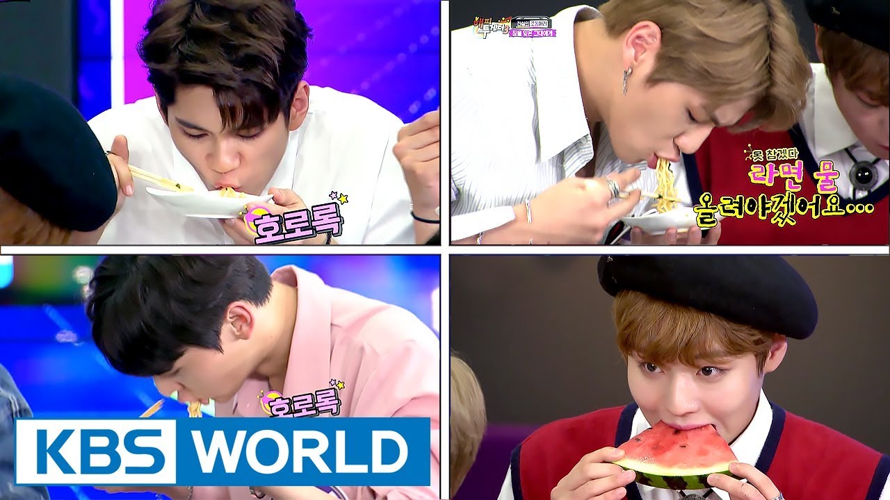 Wanna One, birth of new eating idol? Food commercials must be flooding in[Happy Together/2017.08.24]