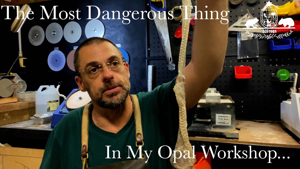 The Most Dangerous Thing in My Opal Workshop: A Cautionary Tale About Saw Blades