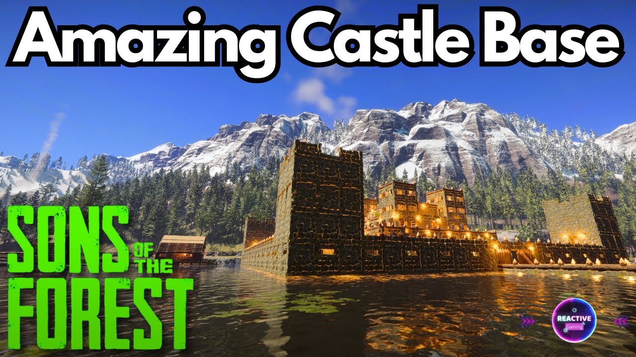 Spectacular Castle Base Tour on Sons of the Forest!