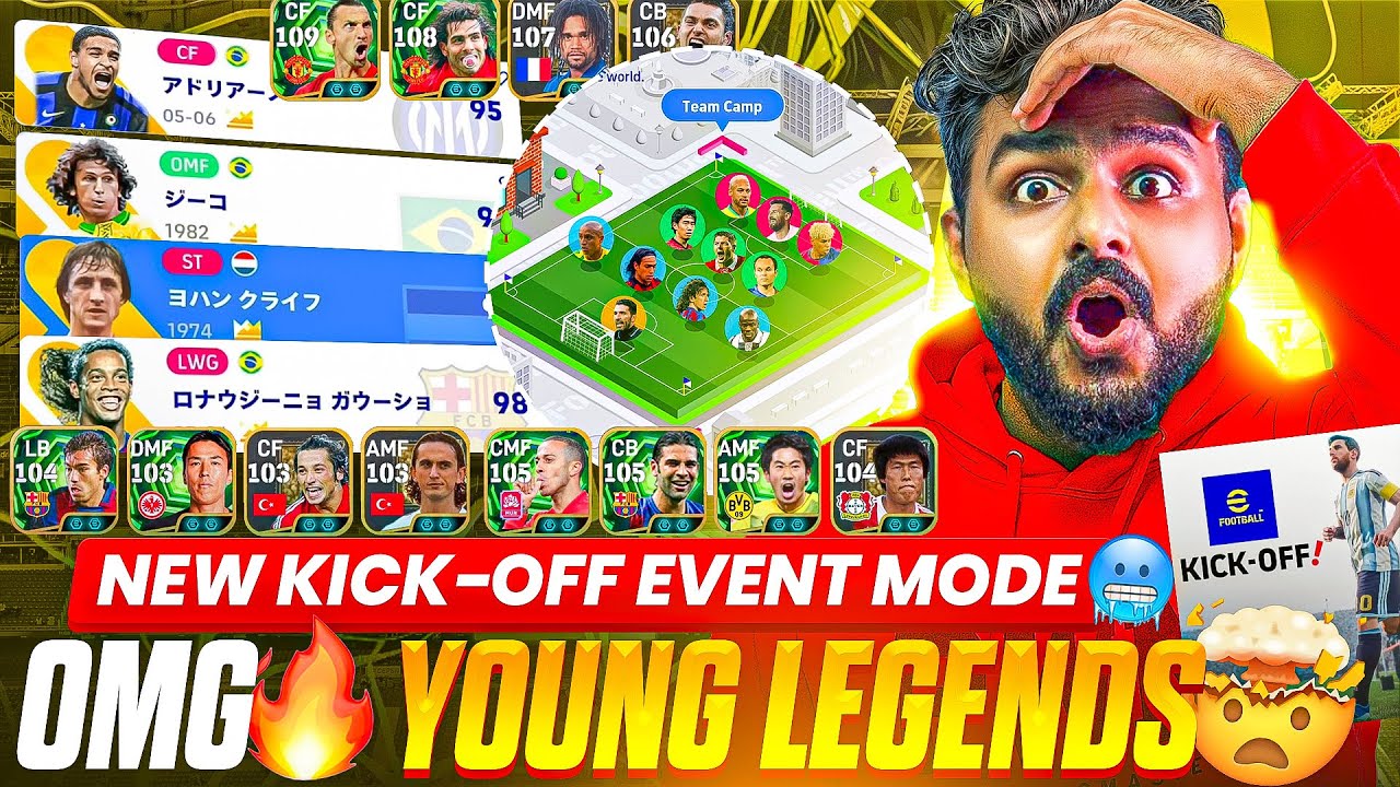 OMG🔥YOUNG ZLATAN + TEVEZ ADDED🥶 WORLD CUP & NEW KICK-OFF EFOOTBALL MODE🤯 6v6 ARENA💥OFFICIAL UPDATES✅