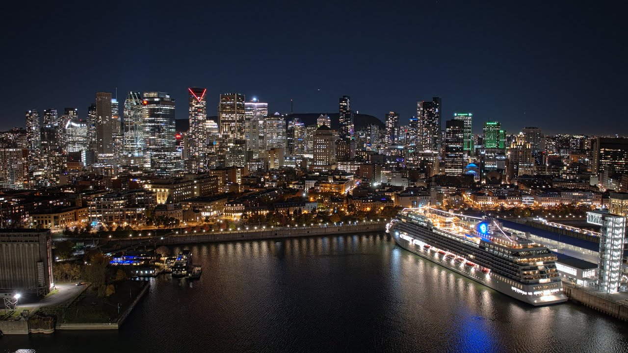 Montreal by Night - Hypnotic Hyperlapse with Mavic 3 Pro