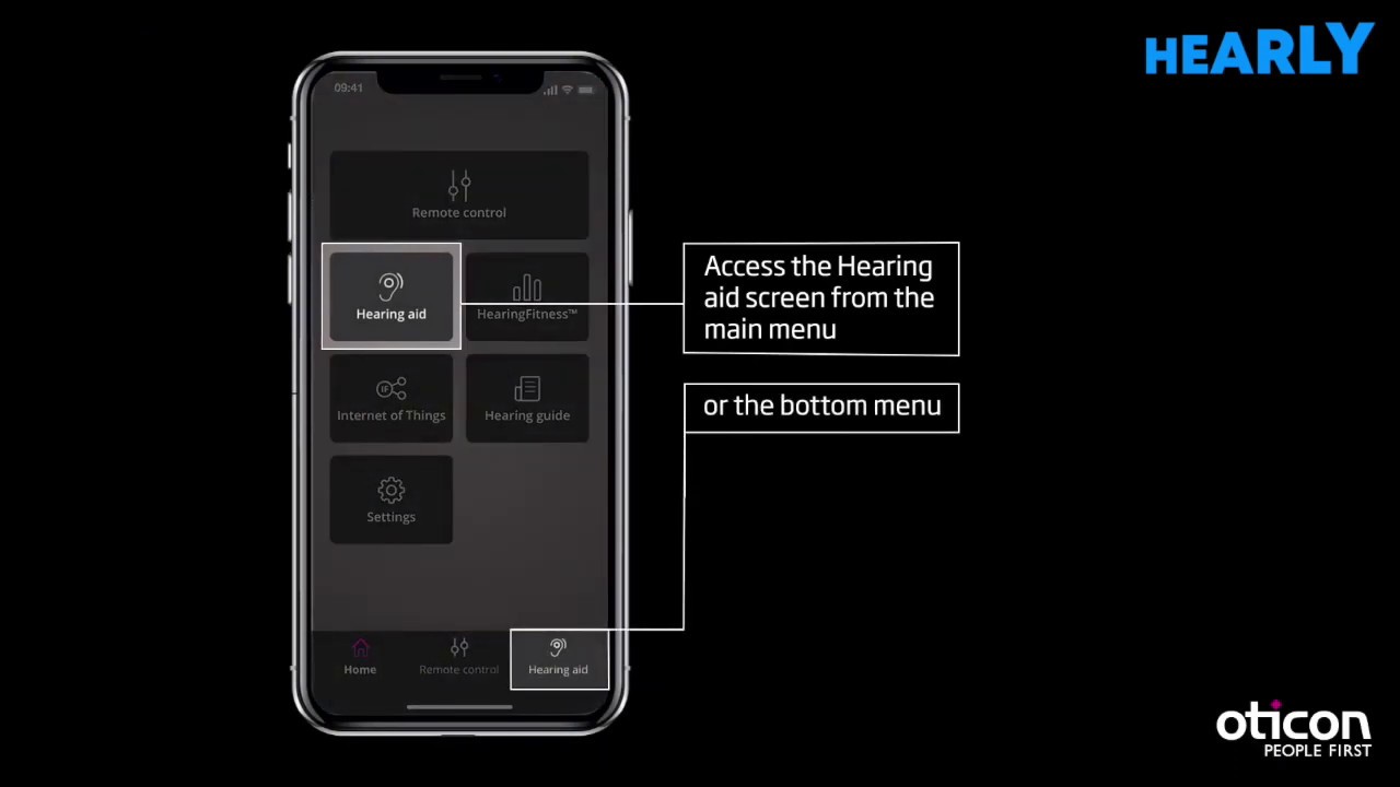 Verwendung der H&ouml;rger&auml;tefunktion in der Oticon ON App - Hearly.de