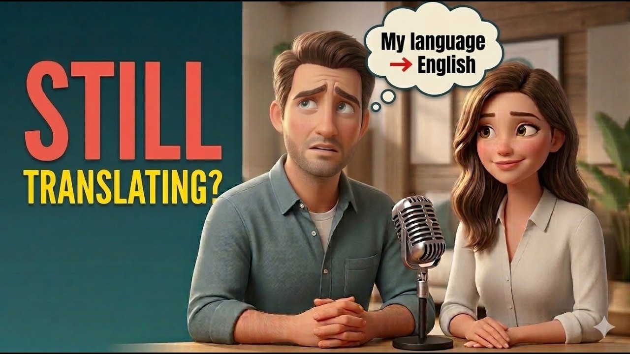 Train Your Brain to Think in English | Stop Translating & Speak Faster (A2–B1)