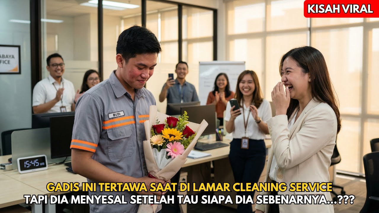Pegawai Wanita Sombong Ini Tertawa Saat Dilamar Cleaning Service, Tapi Tak Tau Pria Itu Sebenarnya..