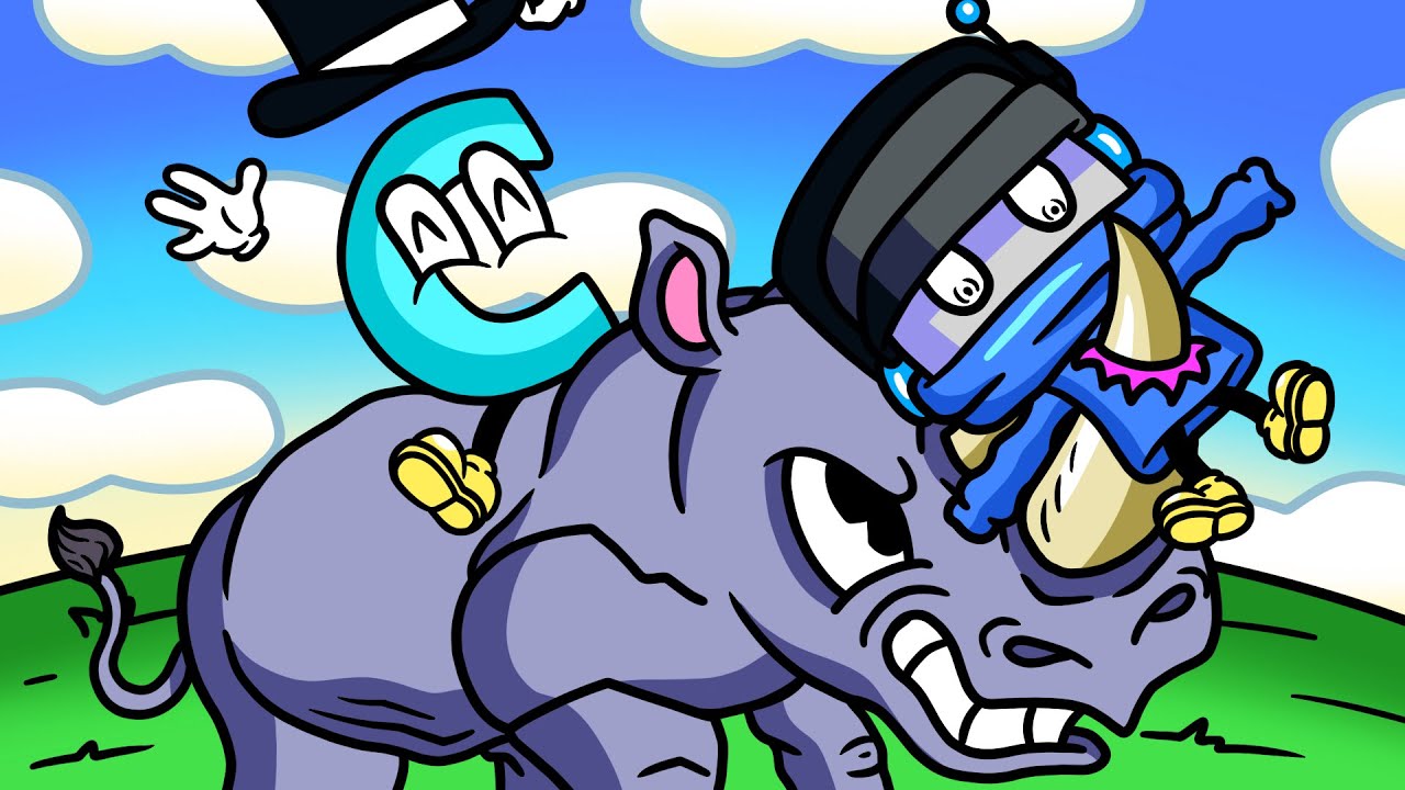 We Turn into Powerful Rhinos and Destroy Everything in Goat Simulator 3!