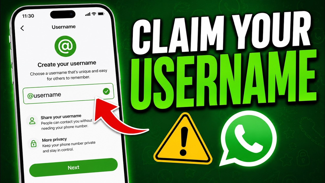 ✅ Как занять свой никнейм в WhatsApp, пока это не сделал кто-то другой