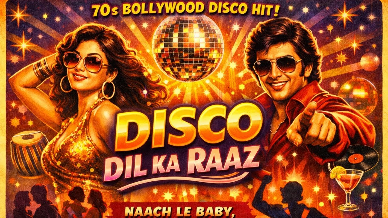 Disco Dil Ka Raaz | 70s Bollywood Style Club Song | Retro Disco Vibes