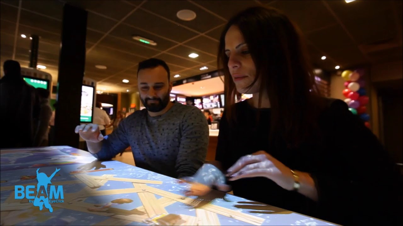 BEAM by Eyeclick -  Interactive Surface Games - Positive Gaming - Supplied by Axtion Technology