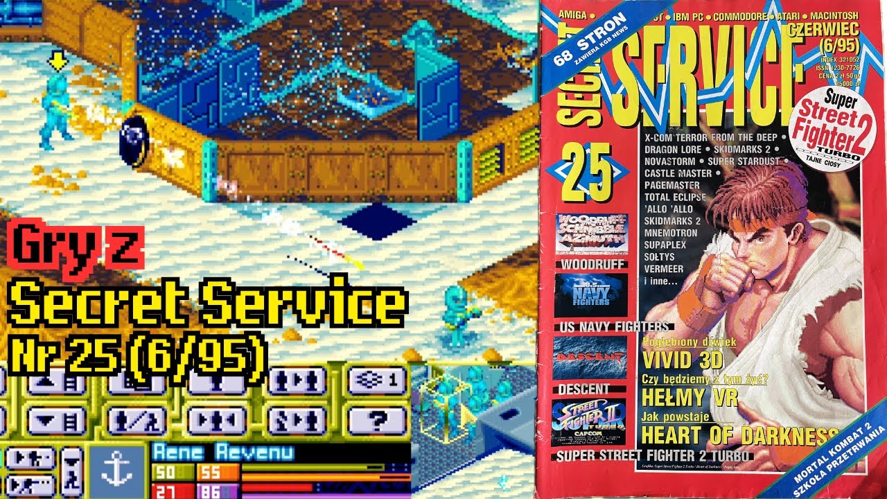 Gry z SECRET SERVICE 25 (CZERWIEC 1995) - gramy, oceniamy