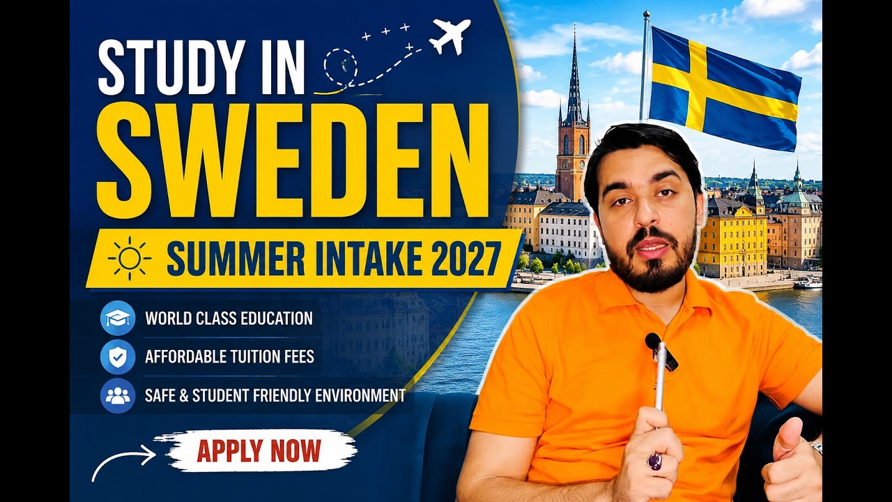 🇸🇪 Study in Sweden Summer Intake 2027 | Admissions Open | Apply Now!