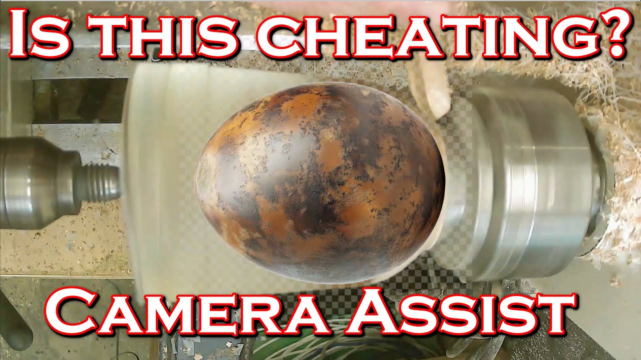 Amazing way to perfect woodturning an egg!
