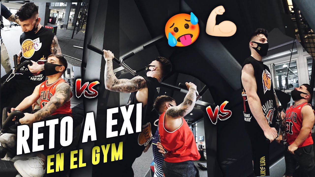 RETO A EXI EN EL GYM 🥵💪🏻 ¿LE GANÓ?