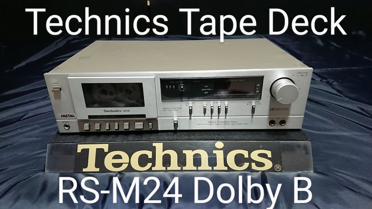 Technics Tape Deck RS-M24 D(S) Dolby B 001