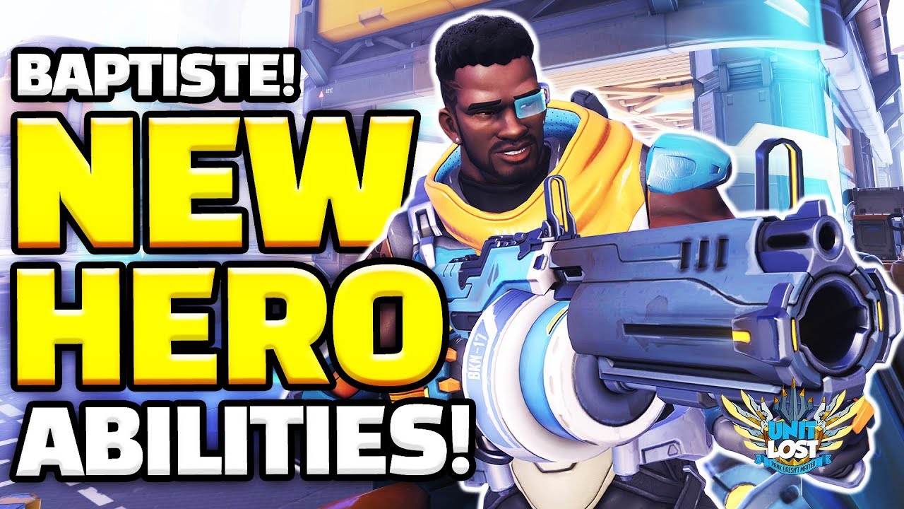 Overwatch - Baptiste NEW HERO Gameplay! - All Abilities! IMMORTALITY FIELD!
