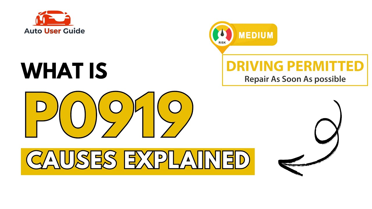 Что такое P0919: причины возникновения кода ошибки двигателя