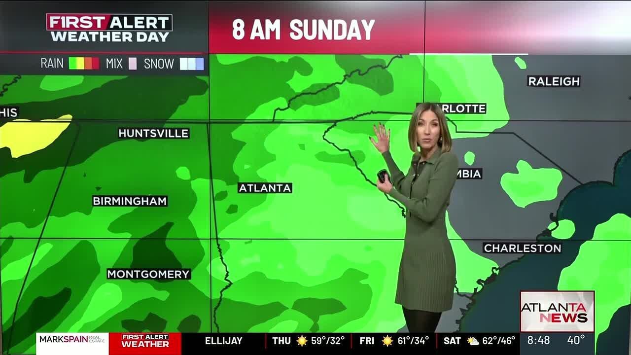 First Alert Forecast: Mild weather ahead, rainy day Sunday