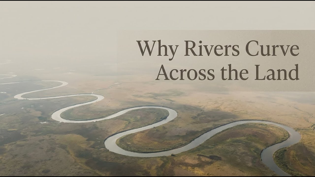 Why Rivers Curve Instead of Flowing Straight
