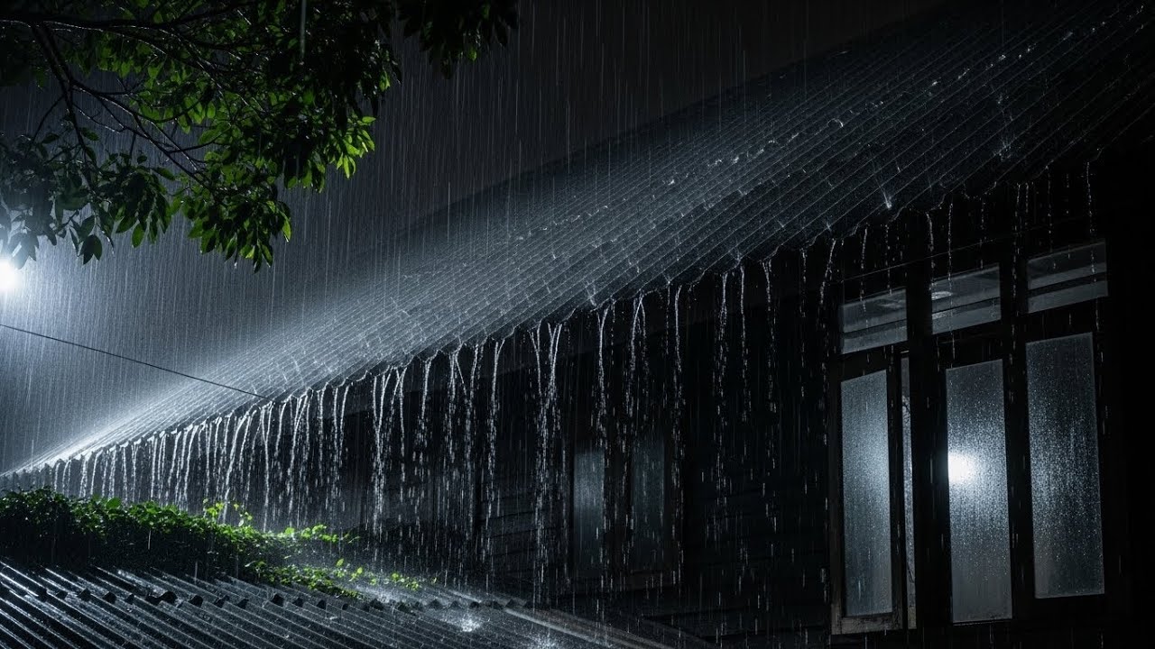Rainstorm on Tin Roof 🌧️ Sleep, Relax & Calm Your Mind with Natural Rain #9