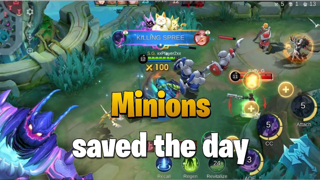They Threw the Game… Minions Won It For Us! | MOBA 5V5 | GLOO GAMEPLAY | SOLO RANK PUSH