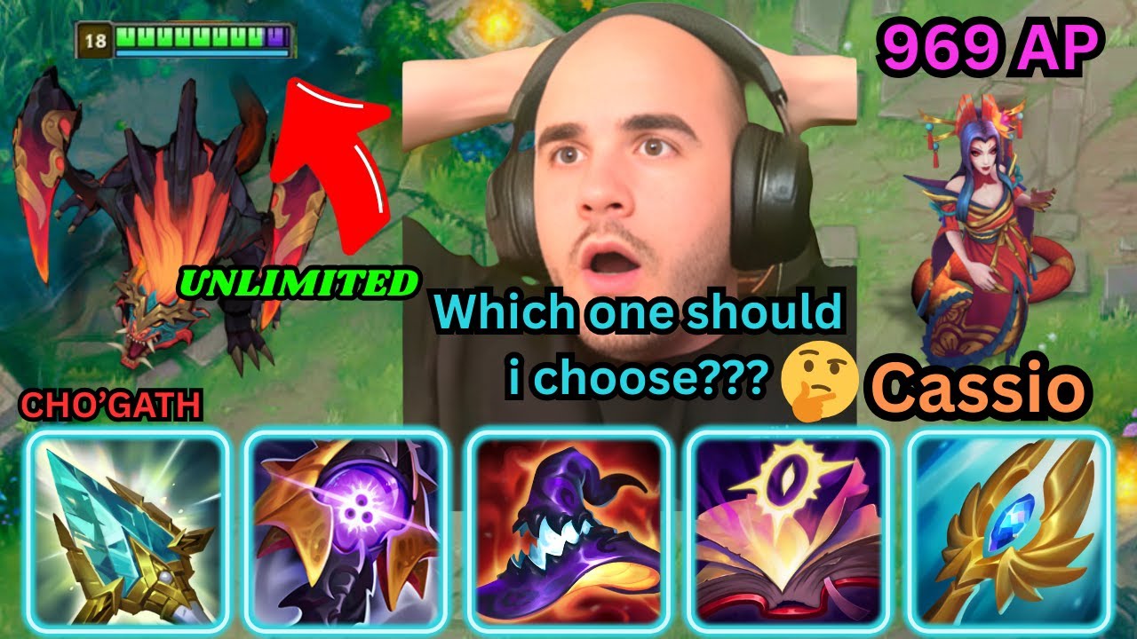 MASTER CHO'GATH & CASSIOPEIA | CAN I UNRANKED TO CHALLENGER? SUB = CHAMP PICK