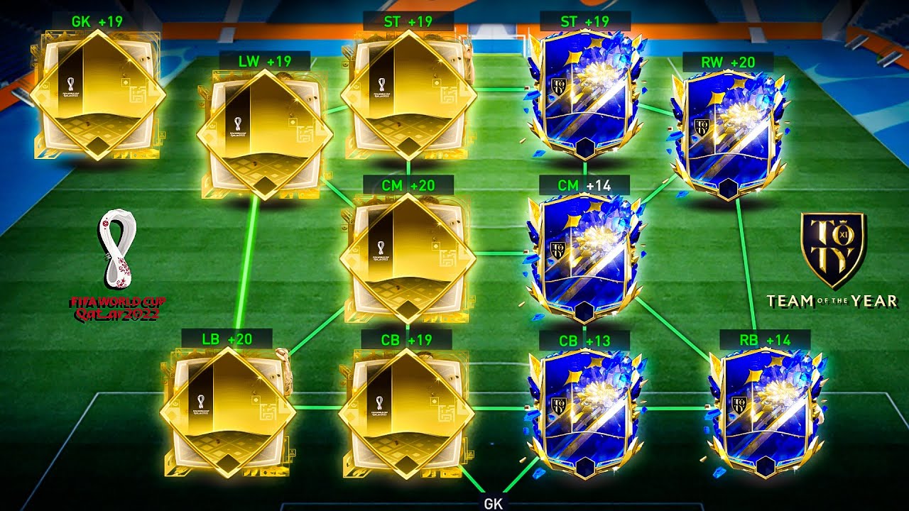 Team Of The Year TOTY X World Cup TOTT - Best Special X Squad Builder! FIFA Mobile 23