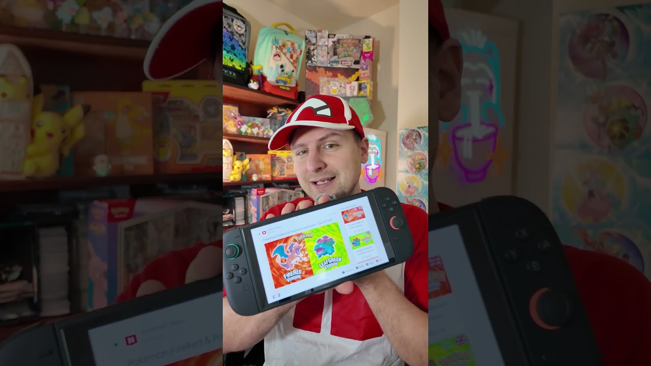 Mamy to! #PokemonFireRed oraz #PokemonLeafGreen na #NintendoSwitch #Pokemon30 #Hikomikos