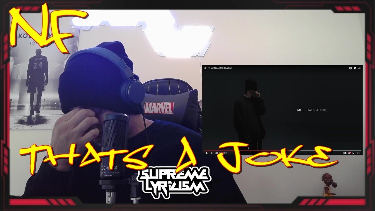 HERE WE GO AGAIN!!!! NF - That's A Joke REACTION | SUPREME LYRICISM