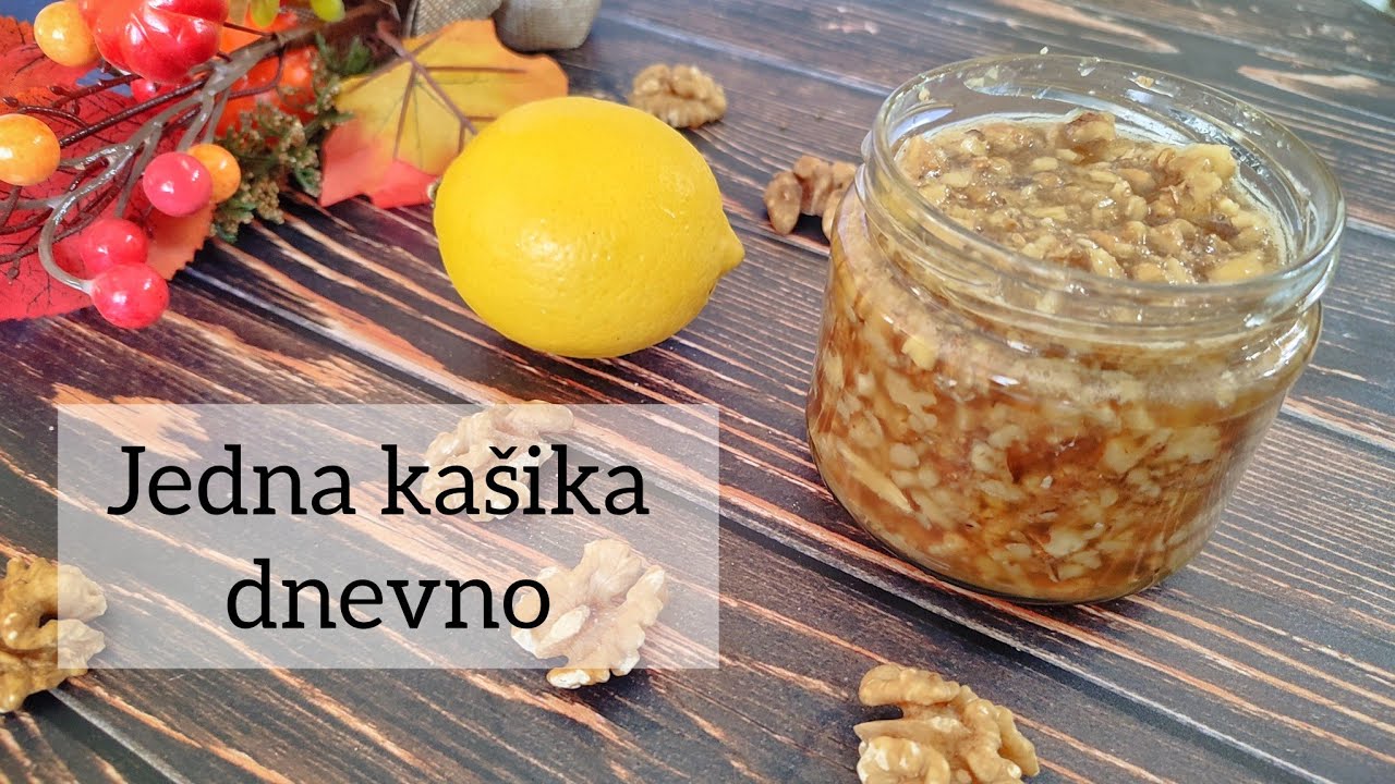 Lekovita mešavina za jačanje imuniteta | Med, orasi i limun | 