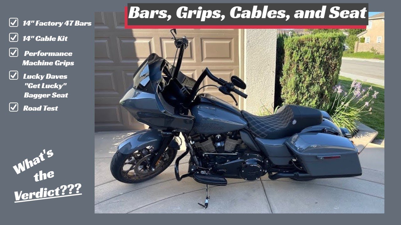 2022 Road Glide ST Upgrade - Bars, Grips, Cables, and Seat