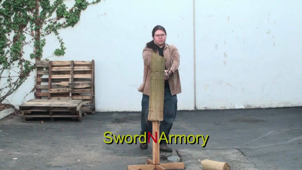 SwordnArmory Munetoshi 6 Series Samurai Katana Sword Test Cutting Tameshigiri