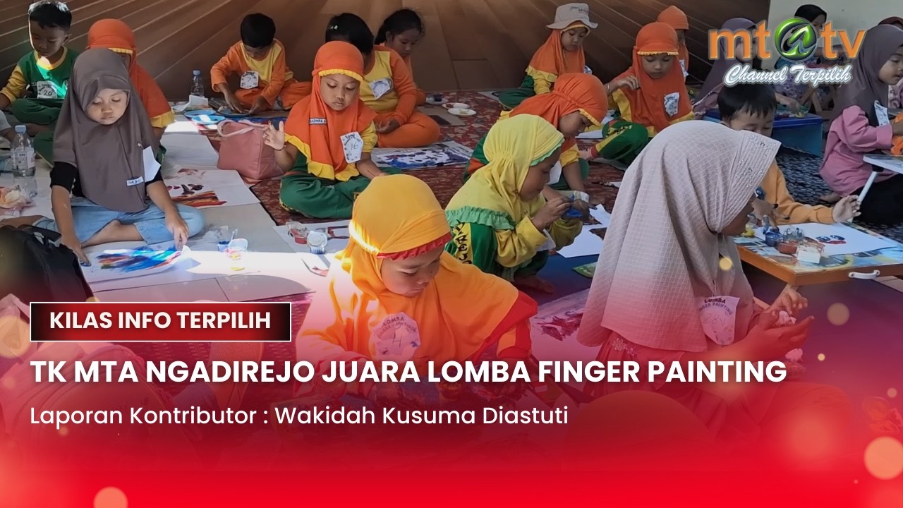 TK MTA NGADIREJO JUARA LOMBA FINGER PAINTING