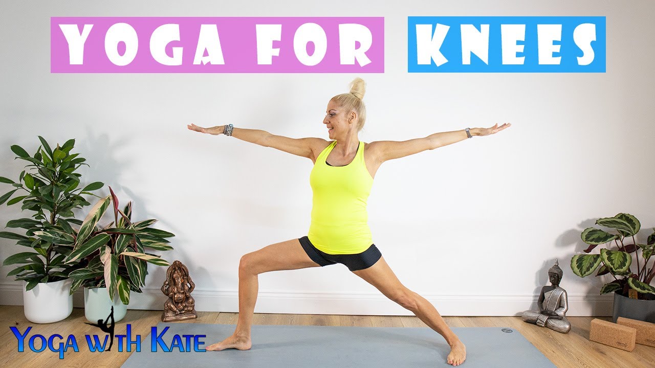 Yoga for Knees | Knee Strengthening Exercises | Yoga for knee Pain | Runners Knee | Yoga with Kate