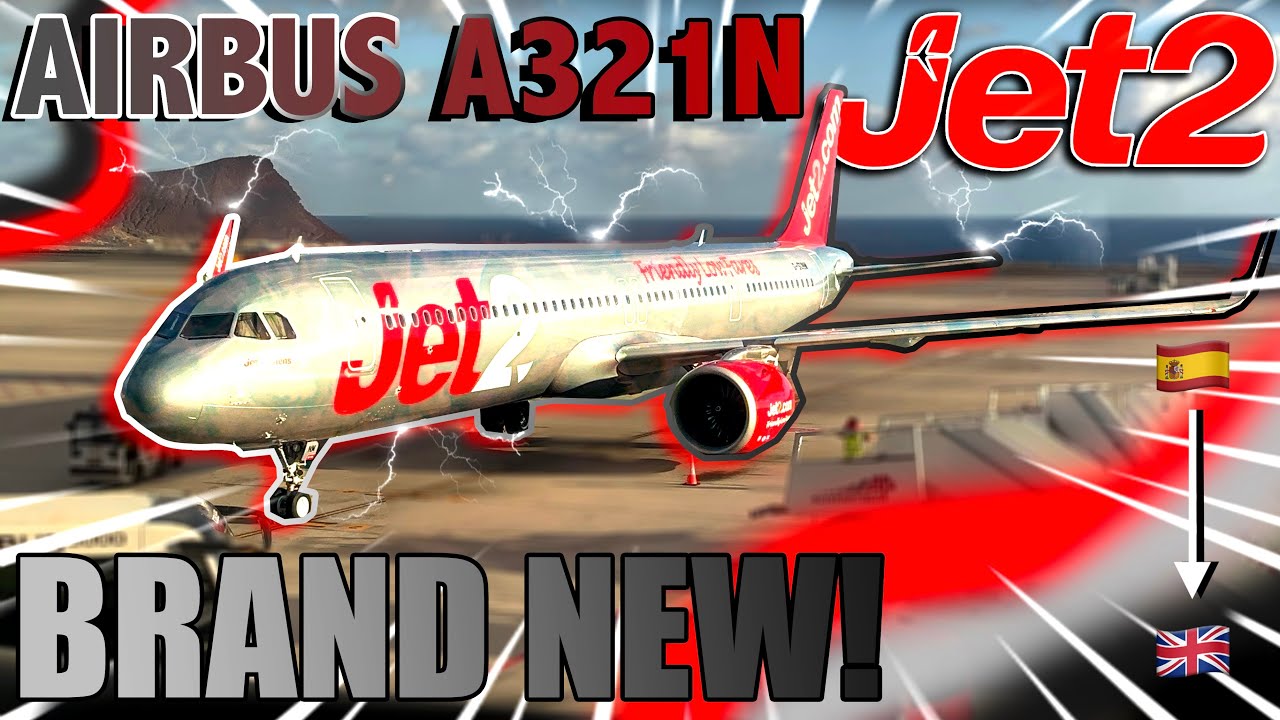 BRAND NEW! Jet2 A321Neo Flight Tenerife South - Manchester Airport (HDR10+ Trip Report)