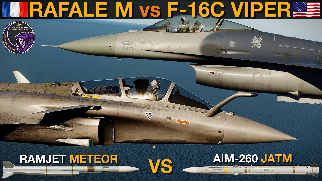 Rafale With Meteor vs F-16C Viper With AIM-260: BVR Missile Battle | DCS