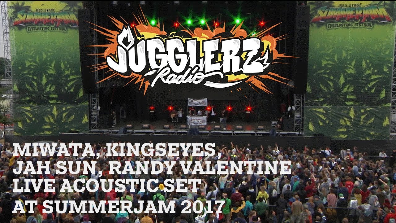 Miwata, Randy Valentine, Jah Sun, Randy Valentine live at Jugglerz Radio at SUMMERJAM FESTIVAL 2017