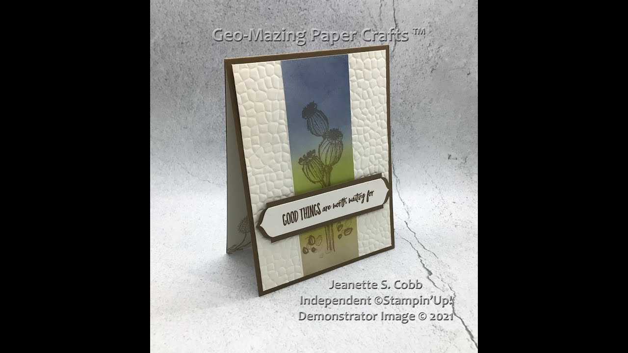 Enjoy the Moment Encouraging Congratulations Card ©Stampin'Up!