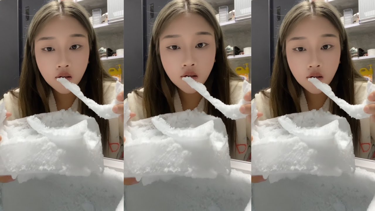 [ASMR]LZM Freezer Frost|Hard Ice|Ice Eating|SOLO|#Freezerfrost