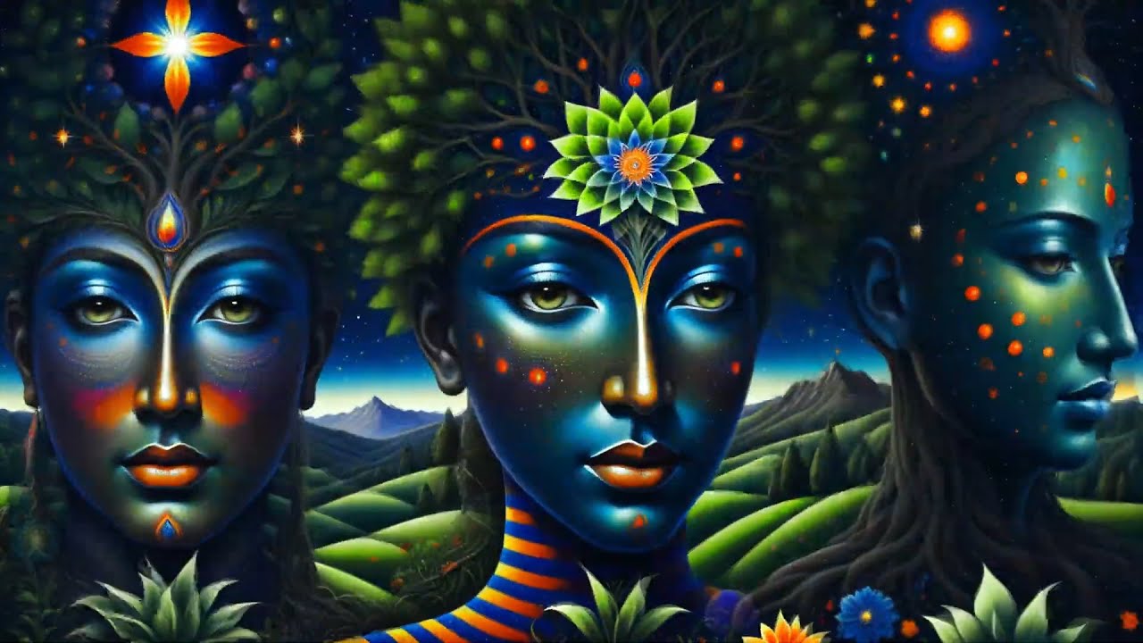 Psychedelic Hallucinations - Magic Mushroom Trance Trip &ndash; 2025 (AI Visual Journey)